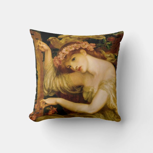 A Sea Spell (av Dante Gabriel Rossetti) Kudde (Framsida)