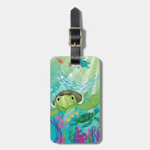 A Sea Turtle Rädding Bagagebricka