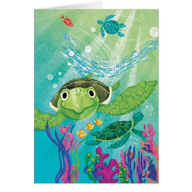 A Sea Turtle Rädding OBS Kort (Framsidan)