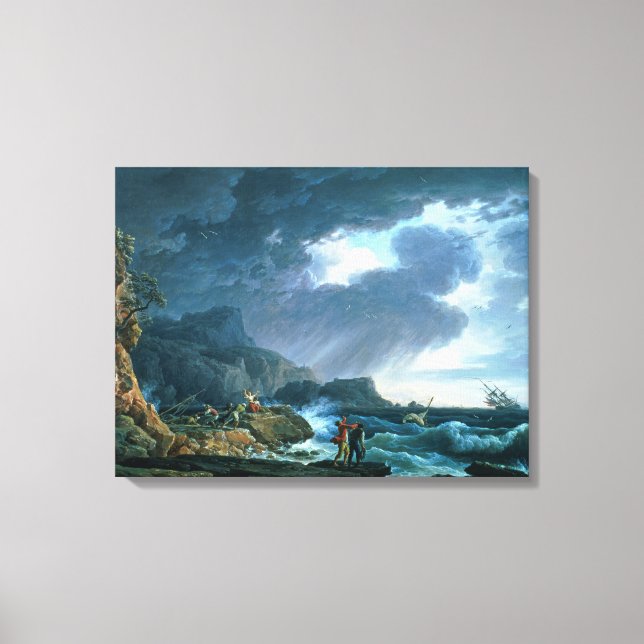 A Seastorm, 1752 Canvastryck (Framsida)
