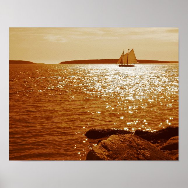 A-segling, vi går poster (Framsidan)