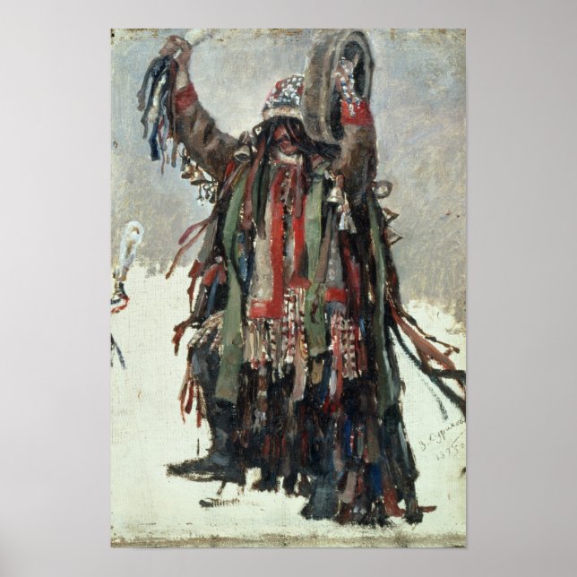 A Shaman sketch for Yermak Poster (Framsidan)