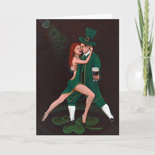 "A Shamrockin' Tango" Kort (Framsida)