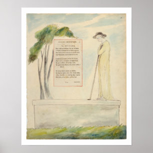 A Shepherd Reading the Epitaph, från Elegy Writy Poster