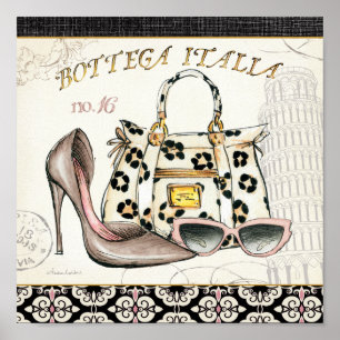 A Shoe, A Bag och A Pair of Glasses Poster