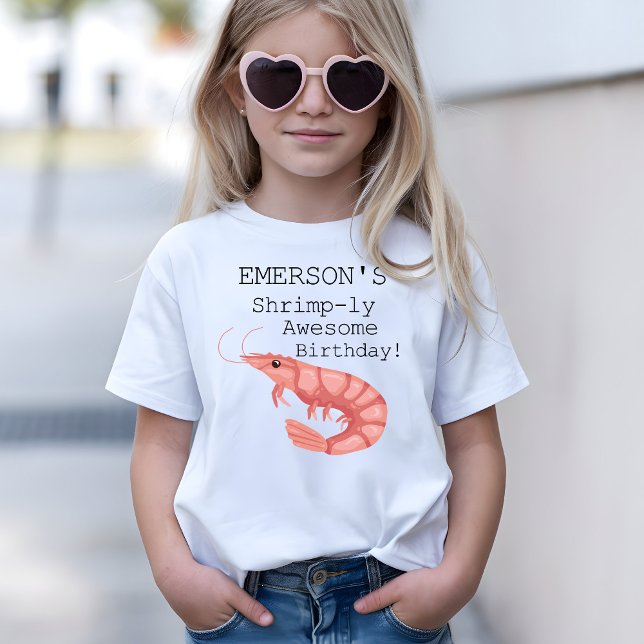 A Shrimp-ly Fantastisk Birthday T Shirt (A Shrimp-ly Awesome Birthday T-Shirt)