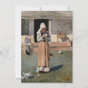 A Sick Chicken Winslow Homer