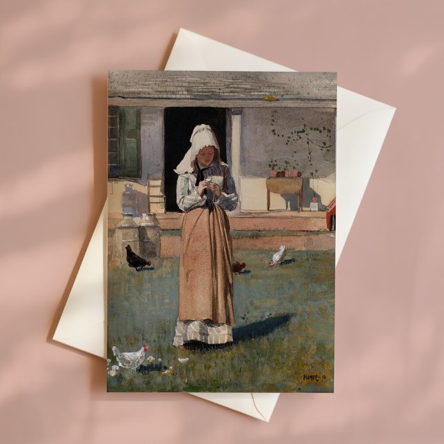 A Sick Chicken | Winslow Homer Kort (Skapare uppladdad)