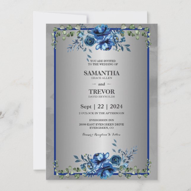 A Silver Firande vid inbjudan till Kärlek (Framsida)