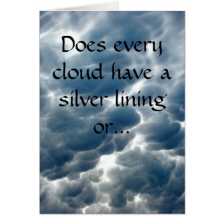 A Silver Lining Hälsningskort