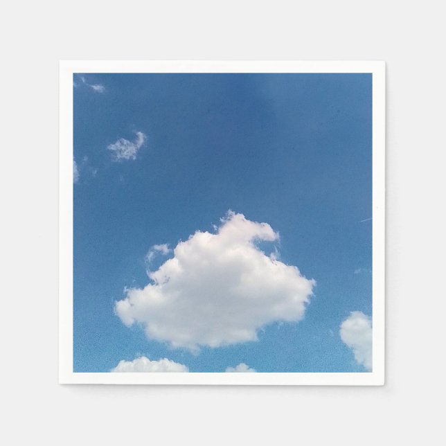 A simple cloud pappersservett (Framsidan)
