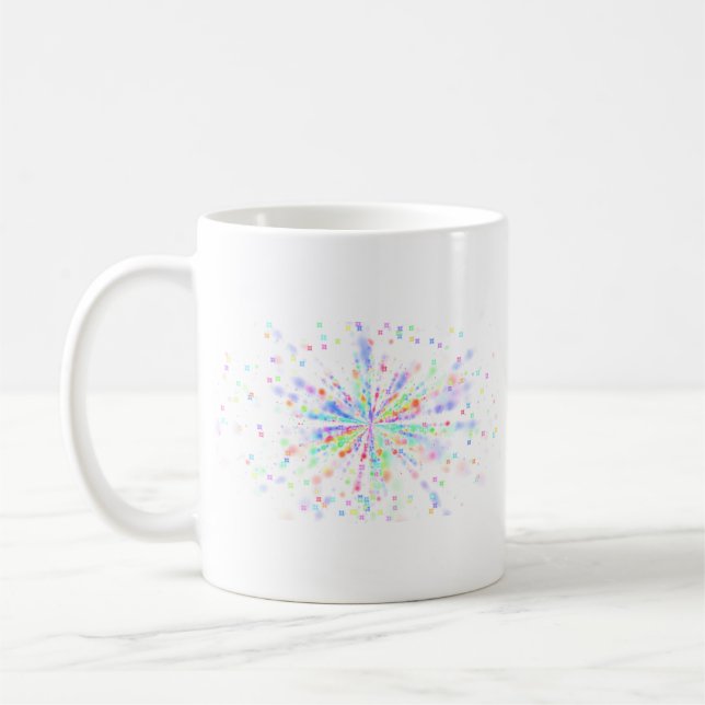  A Simple Elegant Floral Vine Pattern Kaffemugg (Vänster)