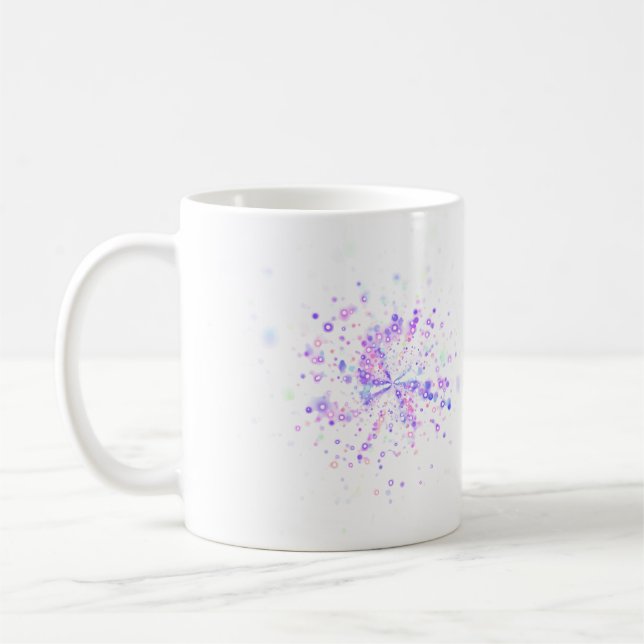  A Simple Elegant Floral Vine Pattern Kaffemugg (Vänster)