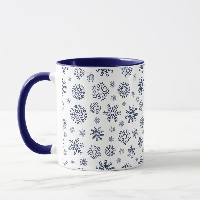  A Simple Elegant Floral Vine Pattern Mugg (Vänster)