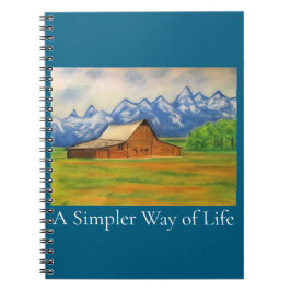 A Simpler Way of Life Classic Notebook Anteckningsbok