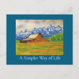 A Simpler Way of Life  Vykort