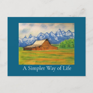 A Simpler Way of Life  Vykort
