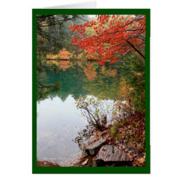 A Sjö är Jordens Öga Hälsningskort