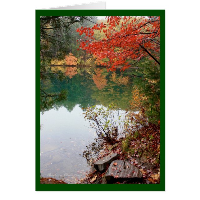 A Sjö är Jordens Öga Hälsningskort (Framsidan)