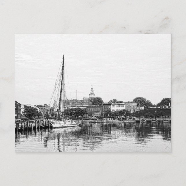 A Sketch of Annapolis Harbour Vykort (Framsida)