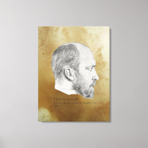 A Sketch of Henry James Canvastryck