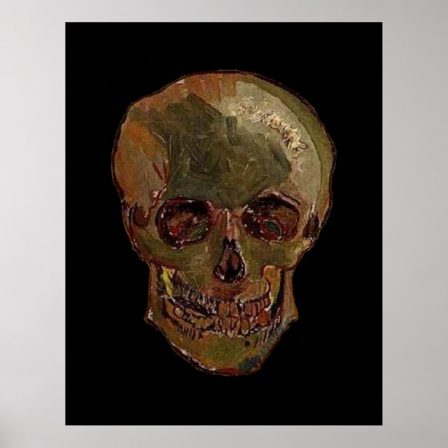 A Skull av Vincent van Gogh Poster (Framsidan)