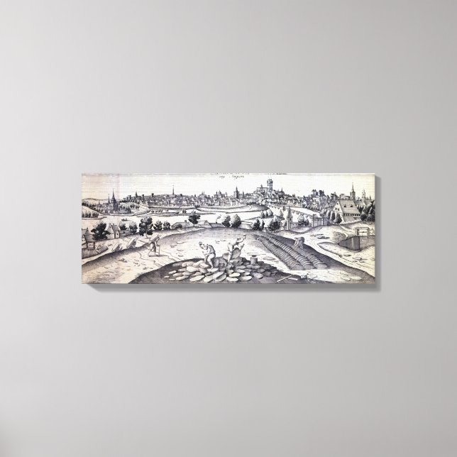 A Slate Quarry in Angers, 1561 Canvastryck (Framsida)