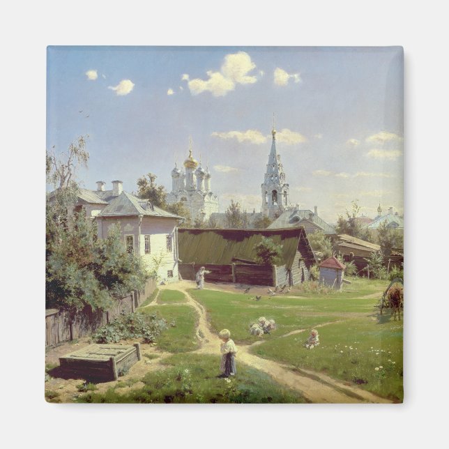 A Small Yard i Moskva, 1878 Magnet (Framsidan)