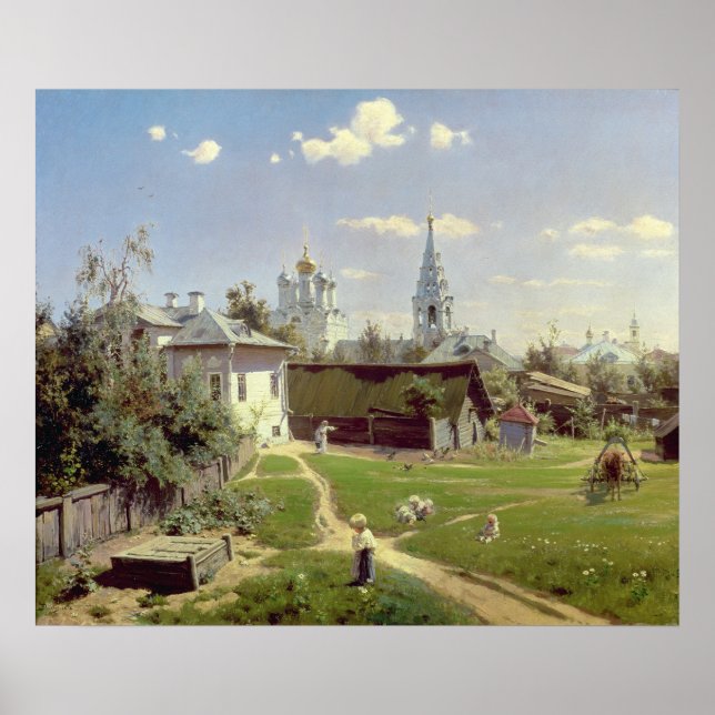 A Small Yard i Moskva, 1878 Poster (Framsidan)