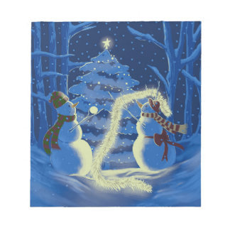 A Snowman Christmas Anteckningsblock