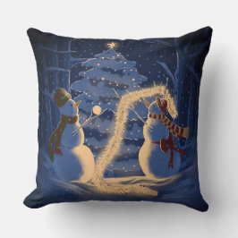 A Snowman Christmas Kudde