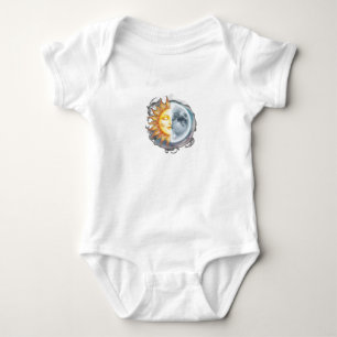 A sol och måne har smält ihop t shirt