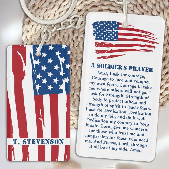 A Soldiers Prayer Military Patriotic American Flag (Skapare uppladdad)