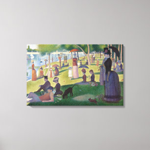 A Söndag eftermiddag på ön La Gran Seurat Canvastryck