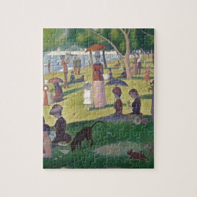 A Söndag eftermiddag på ön La Grande Jatt Pussel (Vertikal)