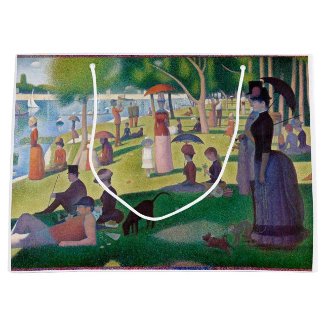 A Söndag eftermiddag vid La Grande Jatte, Seurat (Framsidan)