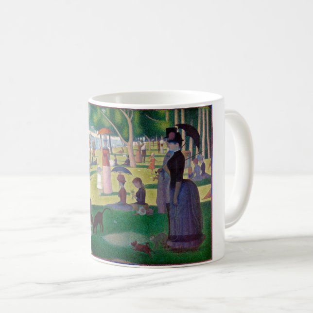 A Söndag eftermiddag vid La Grande Jatte, Seurat Kaffemugg (Framsida höger)