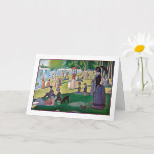 A Söndag eftermiddag vid La Grande Jatte, Seurat Kort