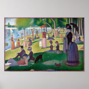 A Söndag eftermiddag vid La Grande Jatte, Seurat Poster