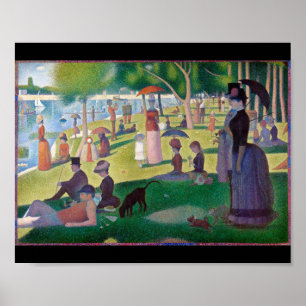 A Söndag eftermiddag vid La Grande Jatte, Seurat Poster