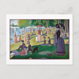 A Söndag eftermiddag vid La Grande Jatte, Seurat Vykort