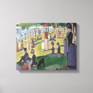 A Söndag om La Grande Jatte av Georges Seurat Canvastryck