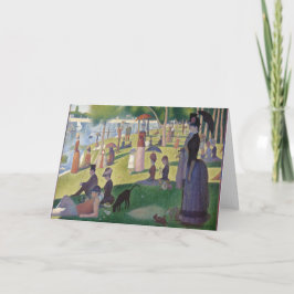 A Söndag om La Grande Jatte av Georges Seurat Kort