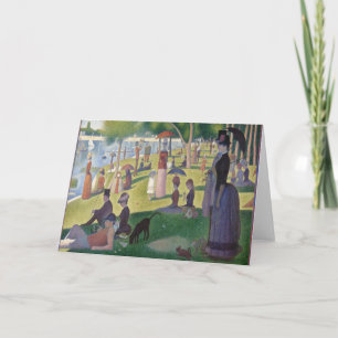 A Söndag om La Grande Jatte av Georges Seurat Kort