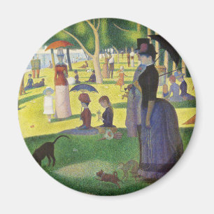 A Söndag om La Grande Jatte av Georges Seurat Magnet