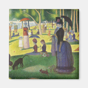 A Söndag om La Grande Jatte av Georges Seurat Magnet