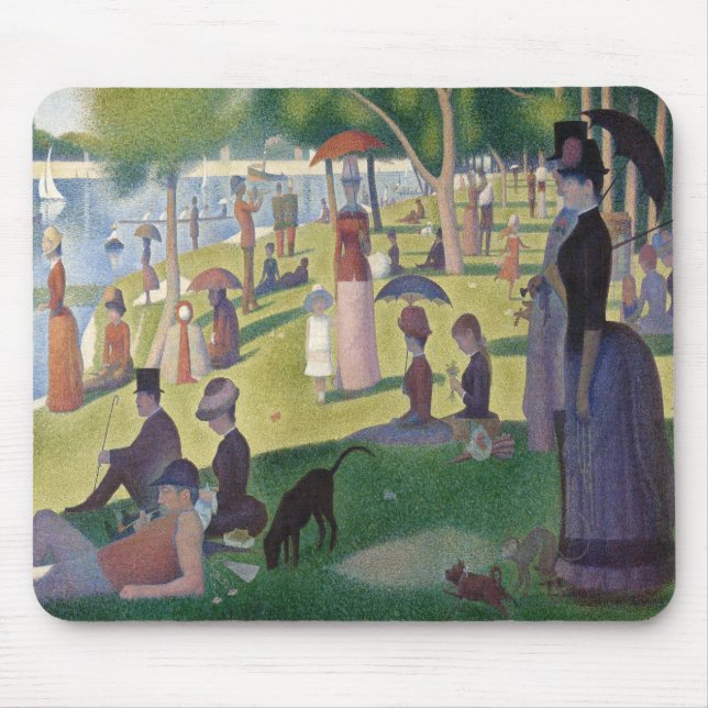 A Söndag om La Grande Jatte av Georges Seurat Musmatta (Framsidan)