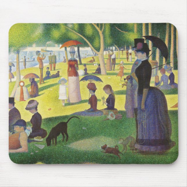A Söndag om La Grande Jatte av Georges Seurat Musmatta (Framsidan)