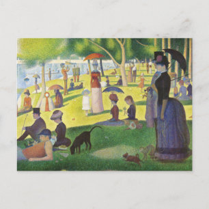 A Söndag om La Grande Jatte av Georges Seurat Vykort