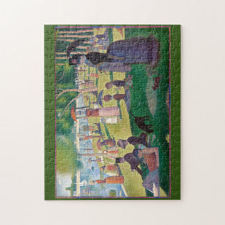 A Söndag om La Grande Jatte av Seurat, konst Pussel